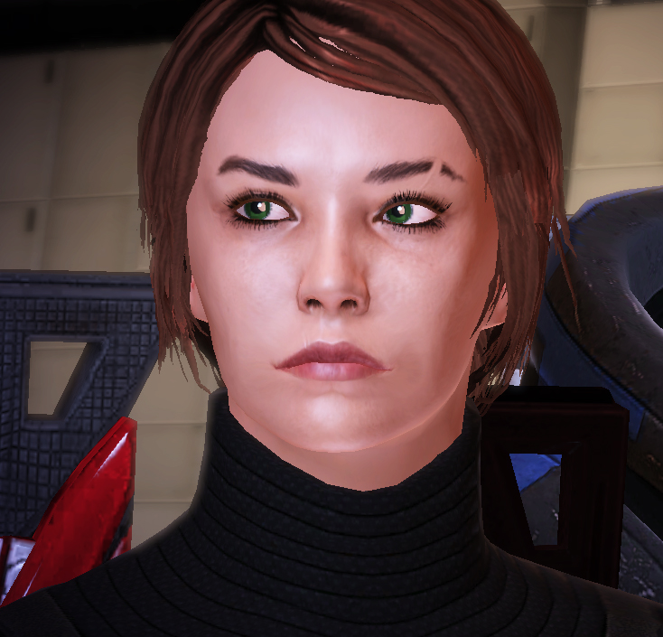Female Shepard - Default Face in ME1